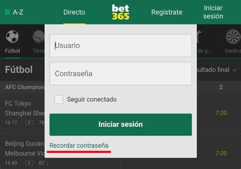 bet365 iniciado sesión.